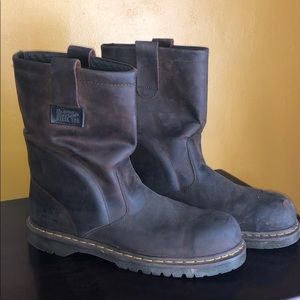 Dr. Martens steel toe industrial boots